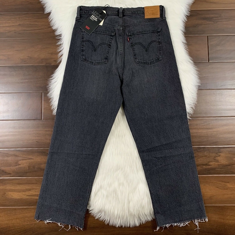 Levi's Ribcage Straight Ankle Denim Jeans - Picture 6 of 8